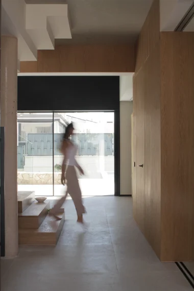 Vivienda unifamiliar en Mérida: Entrada principal con acceso a la vivienda.